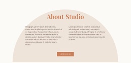 Two columns of text with shape - Html Code Example by Nicepage