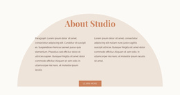 Two Columns Of Text With Shape - Joomla Template Inspiration