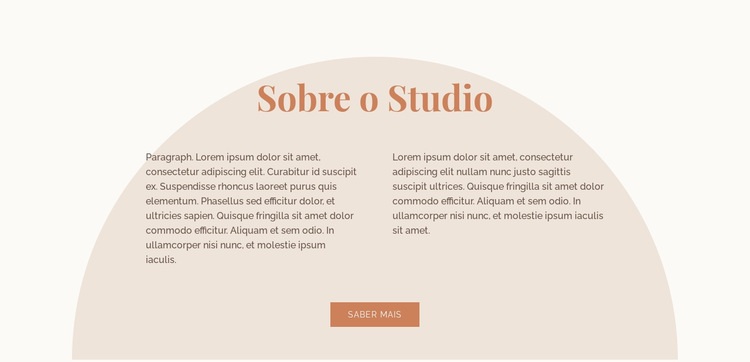 Duas colunas de texto com forma Modelo de uma página