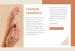 Luxusní Manikúra – Návrh Webových Stránek Šablon