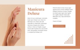 Manicura De Lujo Plantilla De Formulario CSS