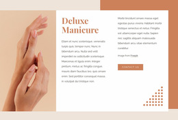 Deluxe Manicure - Website Builder