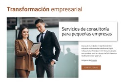 HTML5 Gratuito Para Servicios De Consultoría Para Pequeñas Empresas