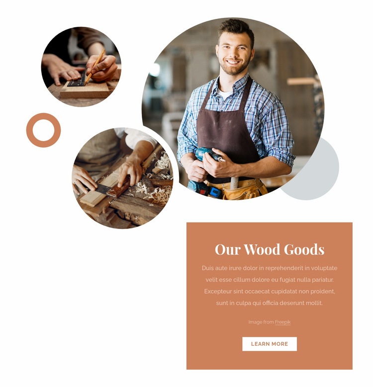 Welcome to my workshop Homepage Design