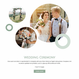 Wedding Ceremony - Builder HTML