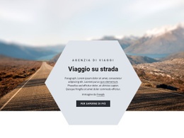 Tema HTML5 Per Viaggio Su Strada