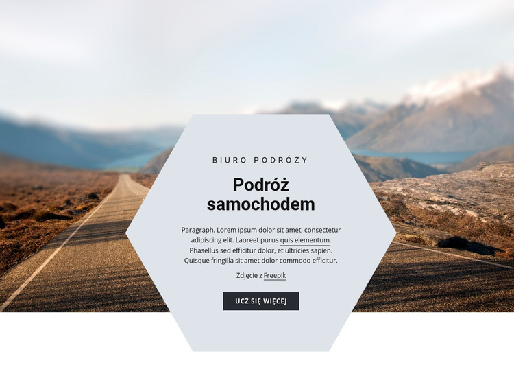 Podróż samochodem Motyw WordPress