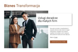 Darmowy HTML5 Dla Usługi Konsultingowe Dla Małych Firm