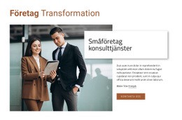 Sidans HTML För Konsultverksamhet För Småföretag