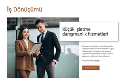 Küçük Işletme Danışmanlık Hizmetleri Için Sayfa HTML'Si