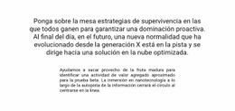 Texto En El Medio Del Bloque Plantillas Html5 Responsivas Gratuitas