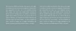 Deux Colonnes De Texte En Arrière-Plan - Maquette En Ligne