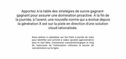 Texte Au Milieu Du Bloc – Modèles De Conception De Sites Web