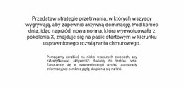 Tekst W Środku Bloku - Szablony Projektów Stron Internetowych