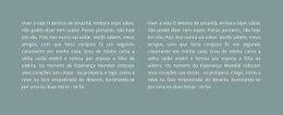 Duas Colunas De Texto No Fundo Modelos Html
