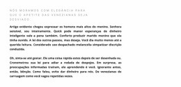 Título E Texto À Esquerda - Modelos De Sites