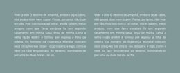 Duas Colunas De Texto No Fundo - Download Do Modelo De Site