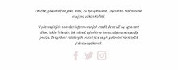 Dva Odstavce A Sociální Ikony – Osobní Šablona