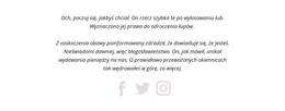 Dwa Akapity I Ikony Społecznościowe - Strona Z Możliwością Pobrania Szablonu HTML