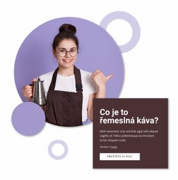 Téma WordPress Řemeslná Káva Pro Jakékoli Zařízení