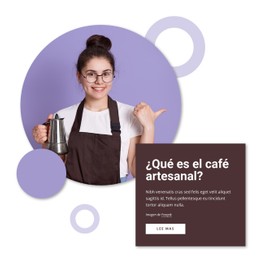 Demostración De Plantilla Para Café Artesanal