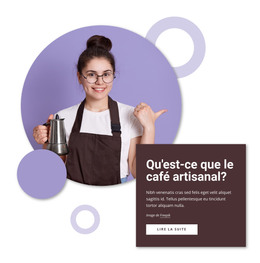 Café Artisanal - Modèle De Page Web HTML