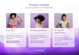 Principi Di Salute - Modelli Di Siti Web Reattivi