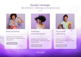 Zasady Zdrowia Prosty Szablon CSS