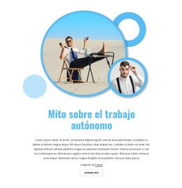 El Mejor Diseño De Sitio Web Para Mito Sobre El Trabajo Independiente