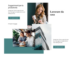 Lavorare Dall'Ufficio A Casa - Tema WordPress Premium