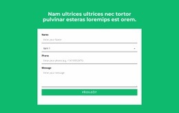 Nejkreativnější Téma WordPress Pro Kontaktní Formulář A Nadpis