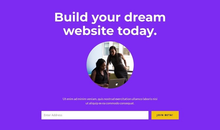 Unique Small Business Ideas Homepage Design