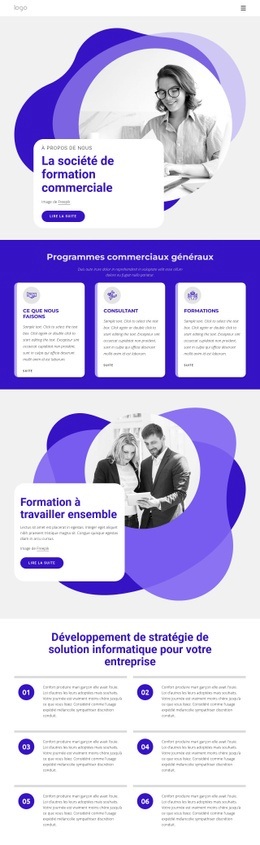 La Société De Formation Commerciale - Create HTML Page Online