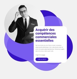 Compétences Commerciales Essentielles - HTML Template Generator