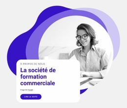 Programmes Avec Des Objectifs Commerciaux - Modèle HTML D'Une Page