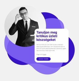 Kritikus Üzleti Készségek – Reszponzív HTML5-Sablon