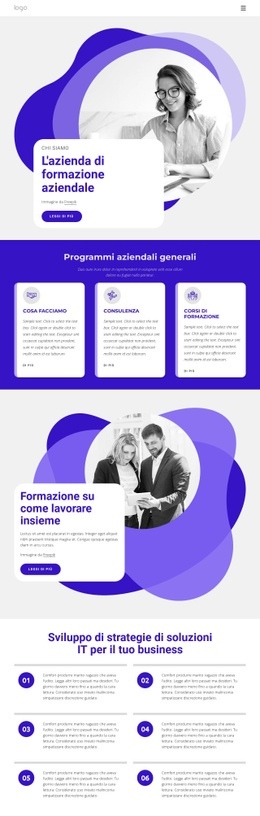 L'Azienda Di Formazione Aziendale - Create HTML Page Online
