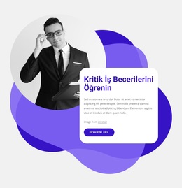 Kritik Iş Becerileri - Özel WordPress Teması