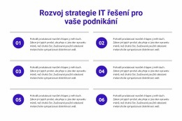 Rozvoj Strategie IT Řešení – HTML Šablona Webových Stránek