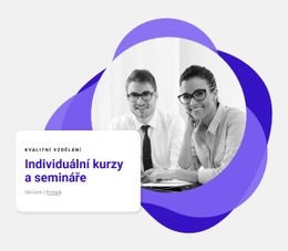 Individuální Semináře – Responzivní HTML5 Šablona