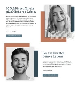 Schlüssel Zu Einem Glücklicheren Leben - HTML Builder Online