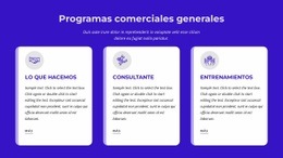 Diseño Más Creativo Para Programas Comerciales Generales