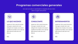 Programas Comerciales Generales Plantilla De Tienda