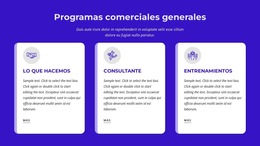 Programas Comerciales Generales - Mercado Comunitario Sencillo