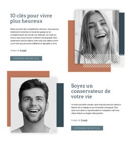 Créateur De Sites Web Le Plus Créatif Pour Les Clés D'Une Vie Plus Heureuse