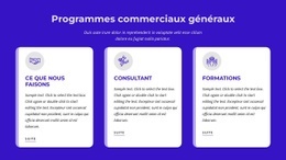 Modèle Web Réactif Pour Programmes Commerciaux Généraux