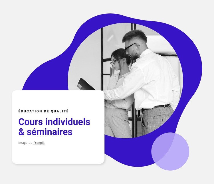 Cours individuels Modèle CSS