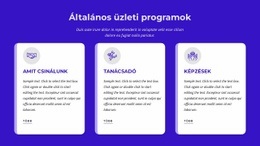 Reszponzív Websablon A Következőhöz: Általános Üzleti Programok