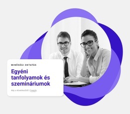 Egyéni Szemináriumok - Egyszerű Webhelytervezés