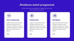 Általános Üzleti Programok – Modern WordPress Téma